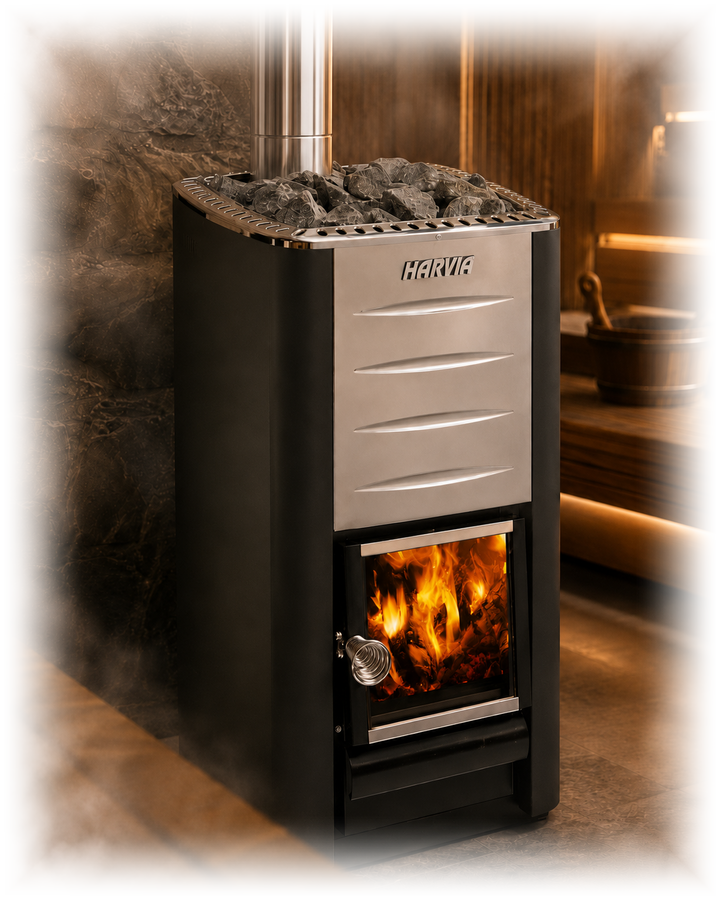 Harvia M3 + WHP1500 insulated chimney