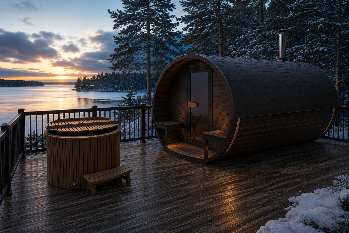 Bragi - 4.5M Barrel Sauna