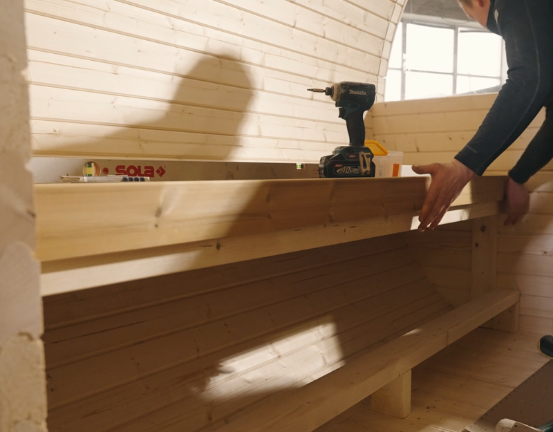 Thermowood benches